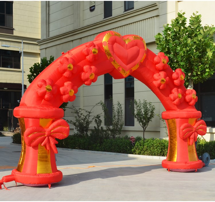 九龙坡婚庆红色拱门